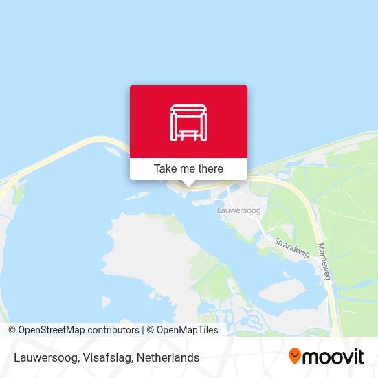 Lauwersoog, Visafslag map