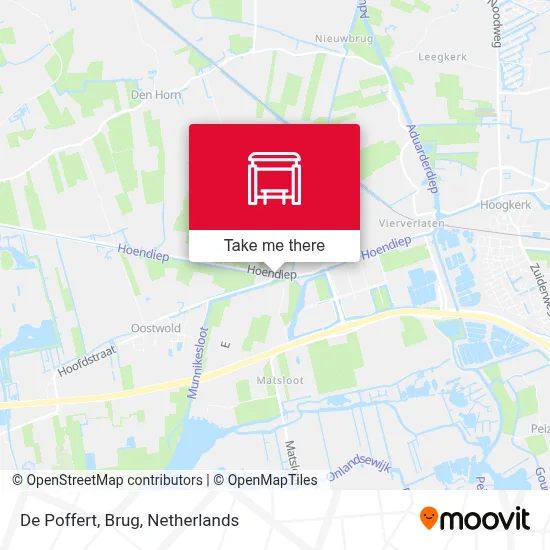 De Poffert, Brug map