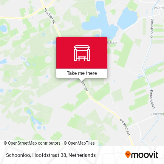 Schoonloo, Hoofdstraat 38 Karte