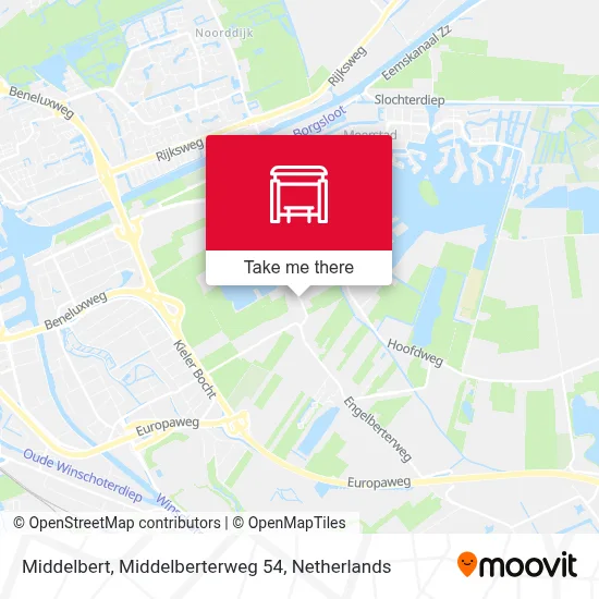 Middelbert, Middelberterweg 54 map
