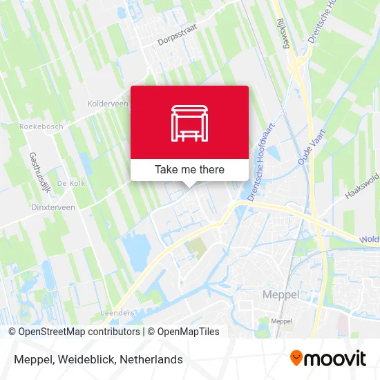 Meppel, Weideblick map