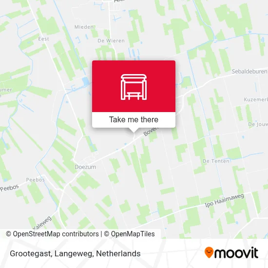 Grootegast, Langeweg Karte