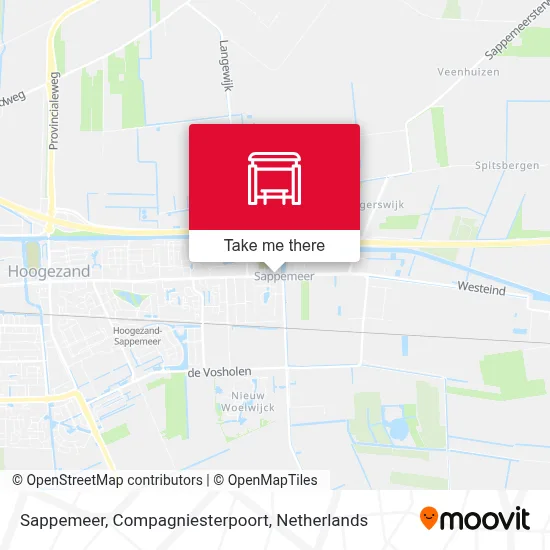 Sappemeer, Compagniesterpoort map