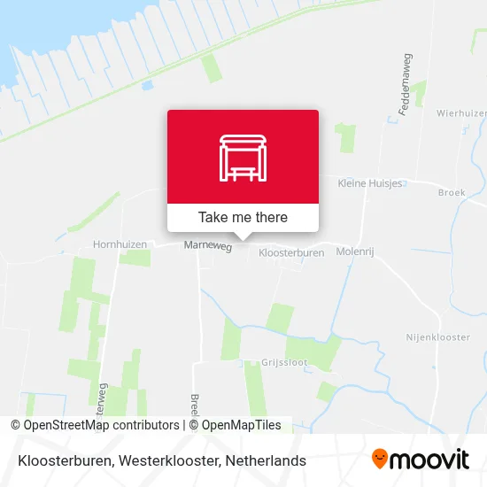 Kloosterburen, Westerklooster map