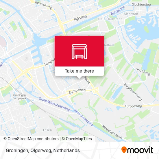 Groningen, Olgerweg map