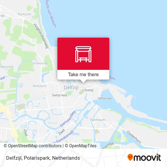 Delfzijl, Polarispark kaart