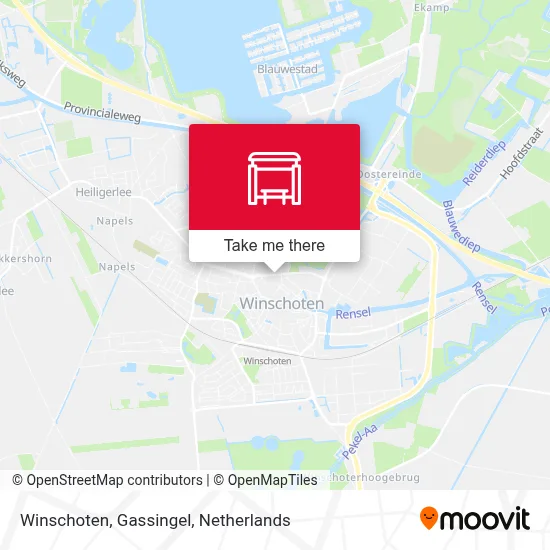 Winschoten, Gassingel map
