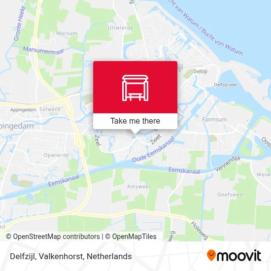Delfzijl, Valkenhorst map