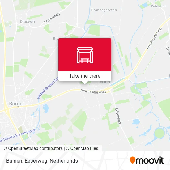 Buinen, Eeserweg map