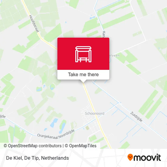 De Kiel, De Tip map
