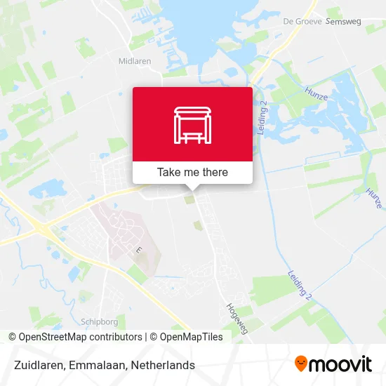 Zuidlaren, Emmalaan map