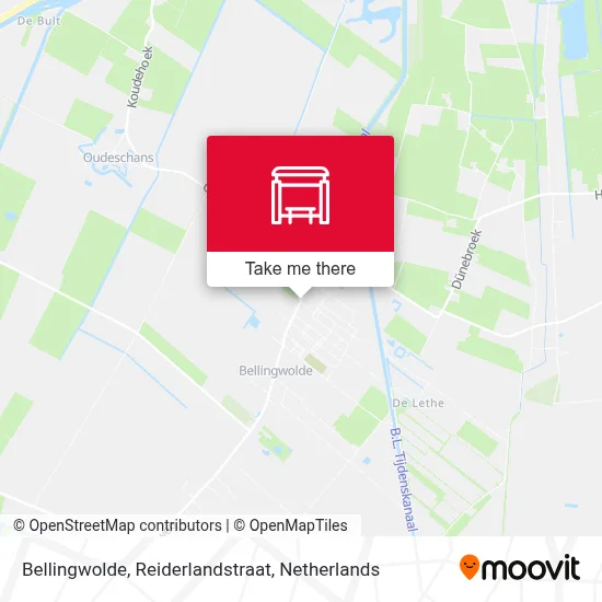 Bellingwolde, Reiderlandstraat map