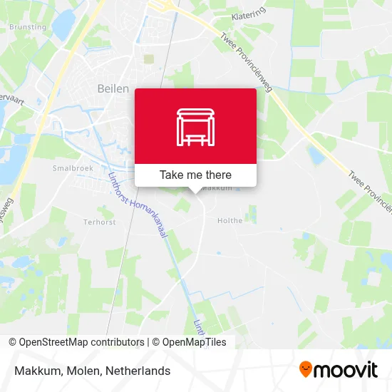 Makkum, Molen map