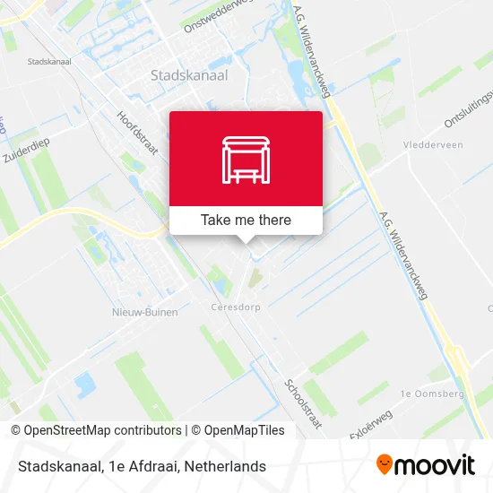 Stadskanaal, 1e Afdraai map