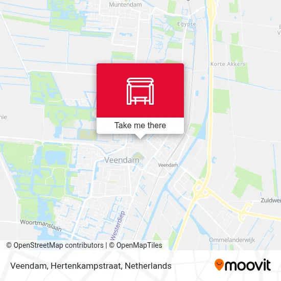 Veendam, Hertenkampstraat map