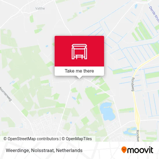 Weerdinge, Nolsstraat map