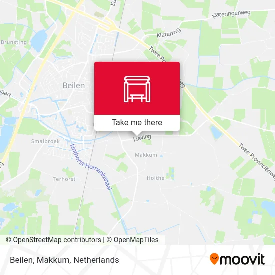 Beilen, Makkum map