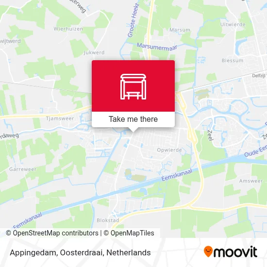 Appingedam, Oosterdraai map