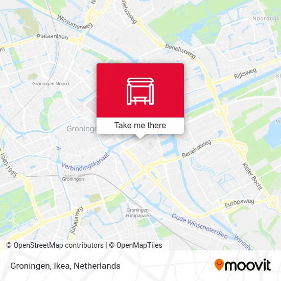 Groningen, Ikea map