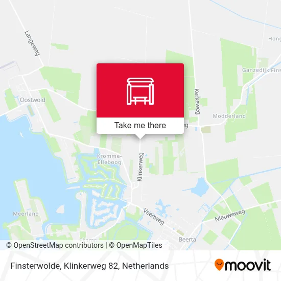 Finsterwolde, Klinkerweg 82 map