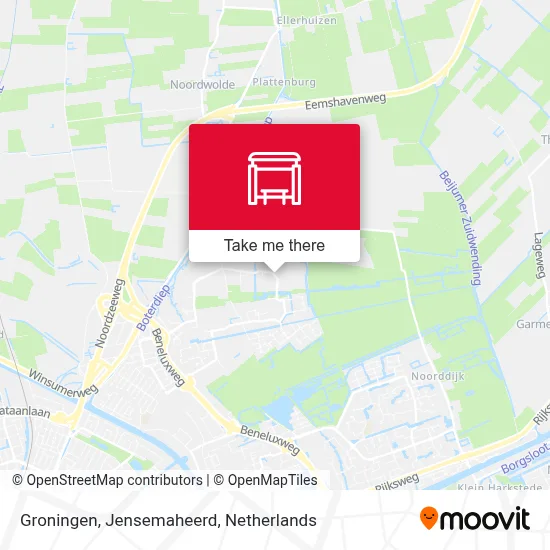 Groningen, Jensemaheerd map