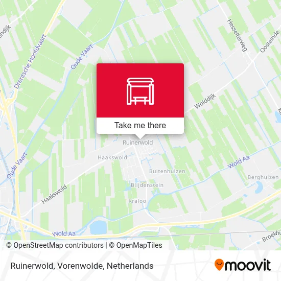 Ruinerwold, Vorenwolde map