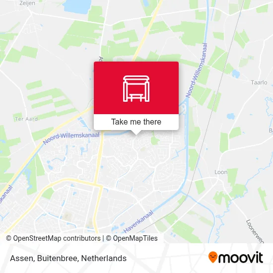 Assen, Buitenbree map