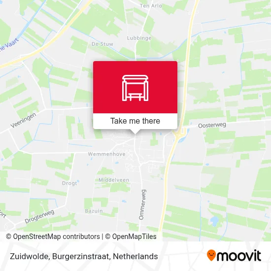 Zuidwolde, Burgerzinstraat map