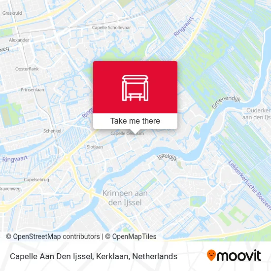 Capelle Aan Den Ijssel, Kerklaan map