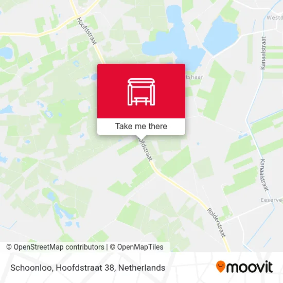Schoonloo, Hoofdstraat 38 Karte