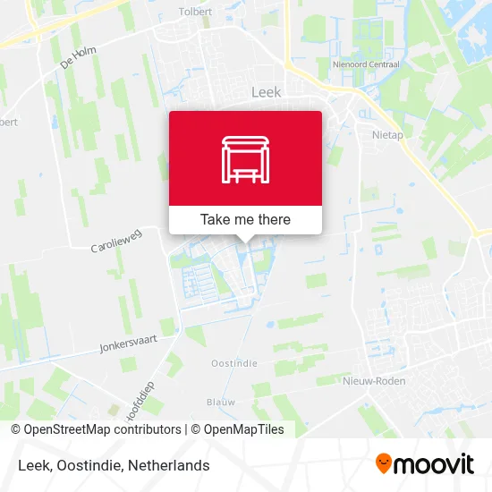 Leek, Oostindie map