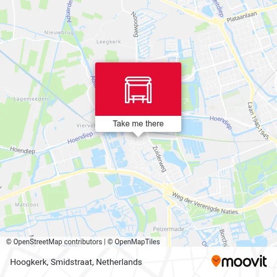 Hoogkerk, Smidstraat map