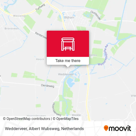 Wedderveer, Albert Wubsweg map