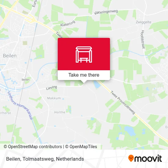 Beilen, Tolmaatsweg map