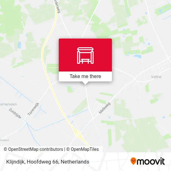 Klijndijk, Hoofdweg 66 map