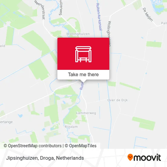 Jipsinghuizen, Droga map