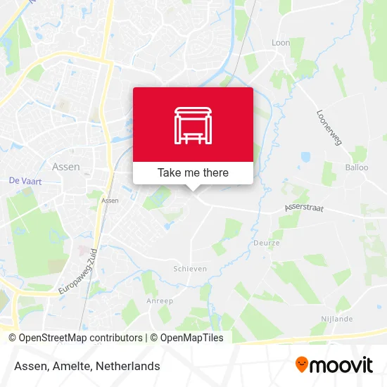 Assen, Amelte map