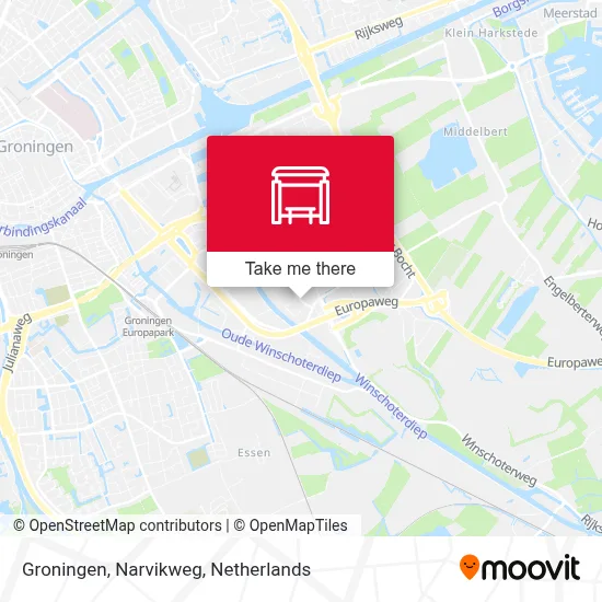 Groningen, Narvikweg map