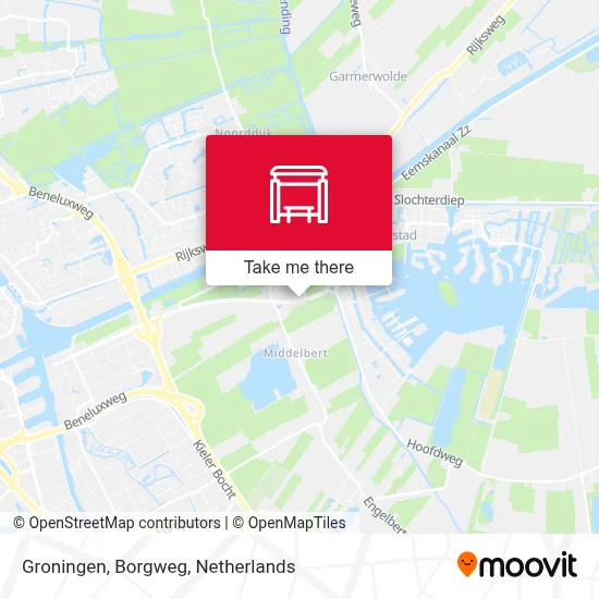 Groningen, Borgweg map