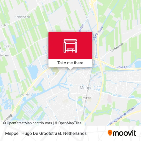 Meppel, Hugo De Grootstraat map