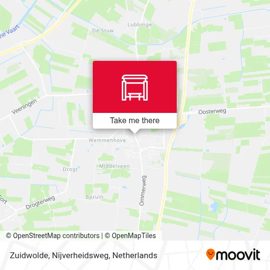 Zuidwolde, Nijverheidsweg map