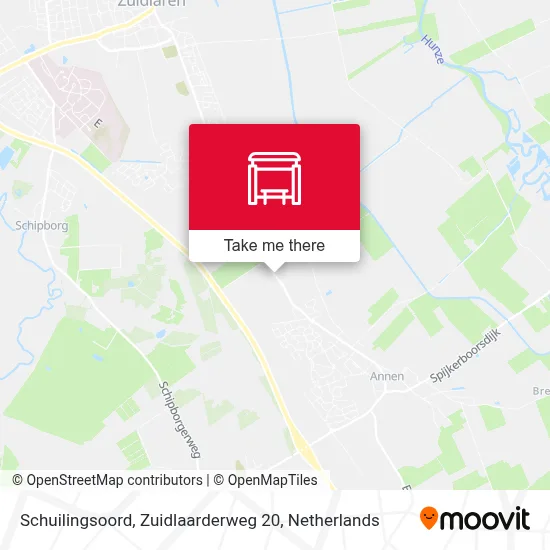 Schuilingsoord, Zuidlaarderweg 20 map