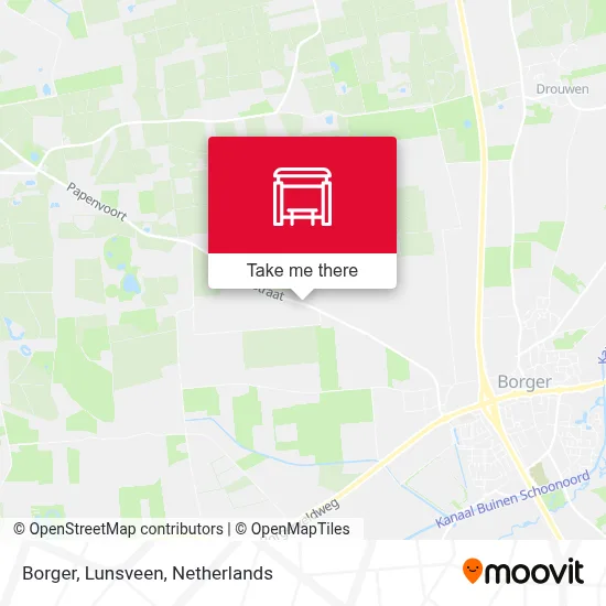 Borger, Lunsveen map