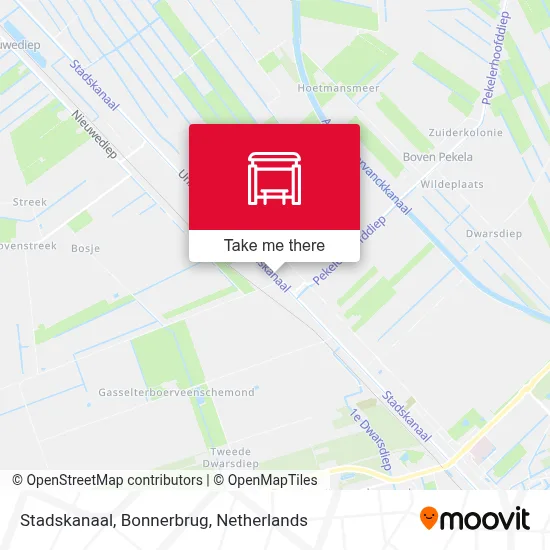 Stadskanaal, Bonnerbrug map