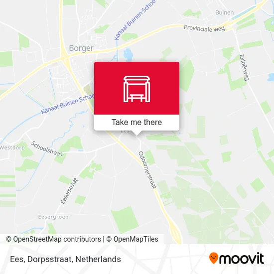 Ees, Dorpsstraat map