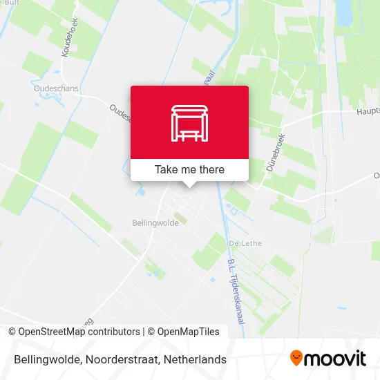 Bellingwolde, Noorderstraat map