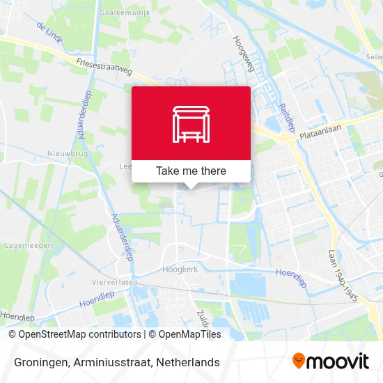 Groningen, Arminiusstraat map