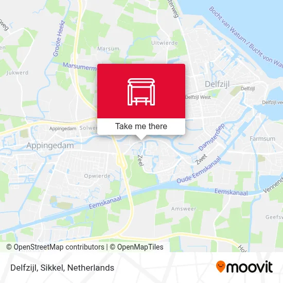 Delfzijl, Sikkel map