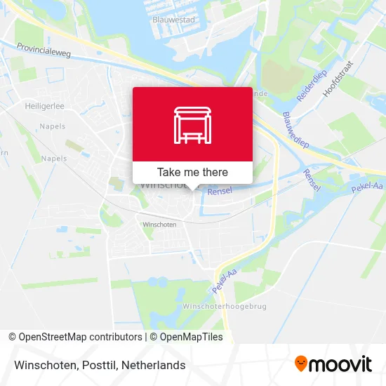 Winschoten, Posttil map