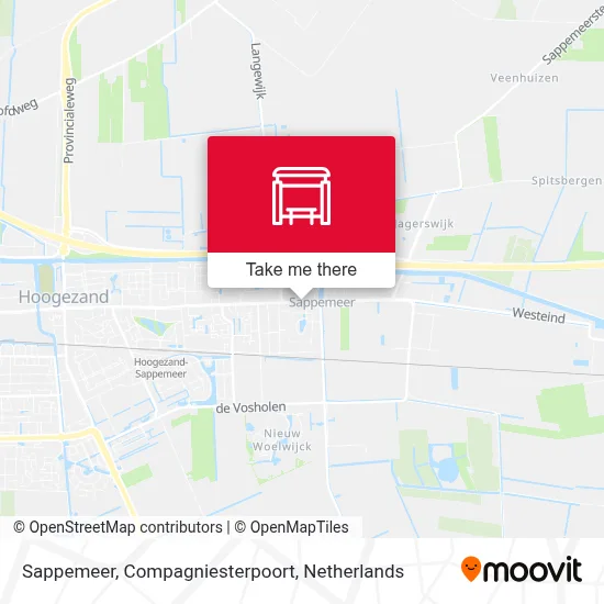 Sappemeer, Compagniesterpoort map